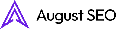 August SEO logo: a purple angular A icon beside the words "August SEO" in black