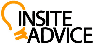 Insite Advice logo: an orange light bulb beside the words "Insite Advice" in black capitals