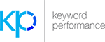 Keyword Performance logo: a blue "kp" monogram beside the words "keyword performance" in grey